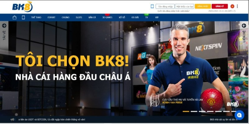 Bk8 - Sân chơi hiện đại với tỷ lệ thưởng cực cao
